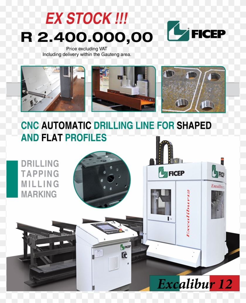 Stock & Used Machines - Ficep Excalibur 12 Clipart