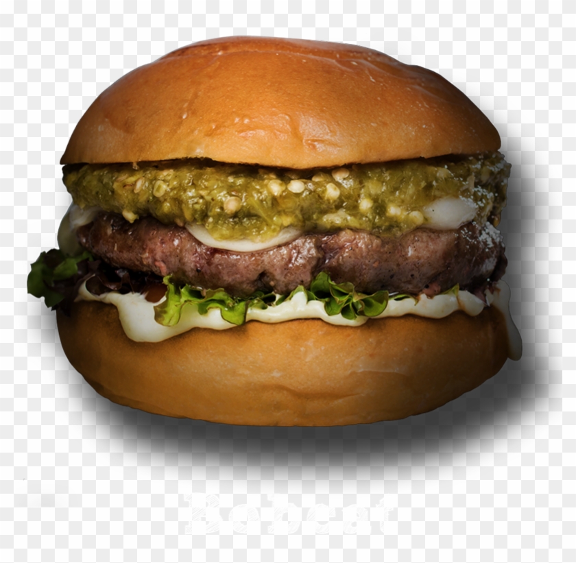 Grilled Beef, Roasted Green Chile, Provolone Cheese - Bk Burger Shots Clipart