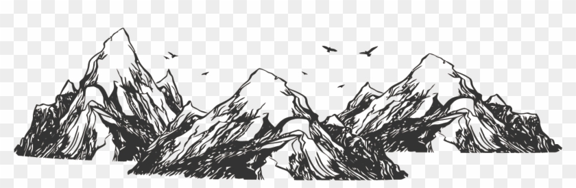 Tree Drawing Mountain - Chinese Mountains Png Clipart