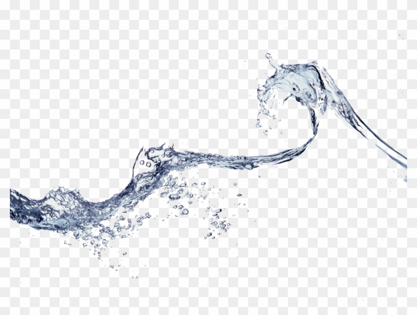 Drawing Bubble Water - Water Splash Full Hd Clipart #2546171