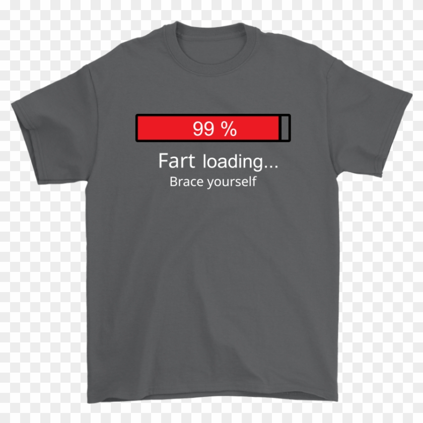 Fart Loading 99 Percent T-shirt - American Football Clipart #2546259