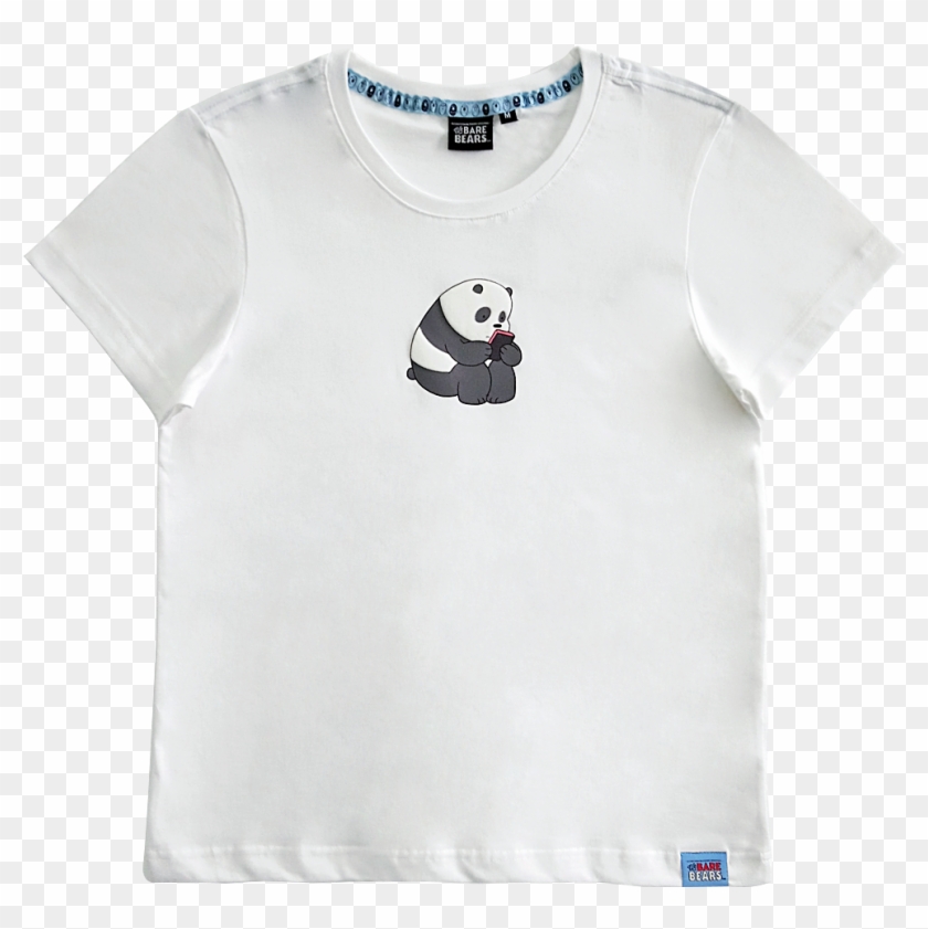 We Bare Bears Graphic T-shirt - Spacex White T Shirt Clipart #2546347