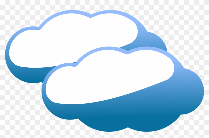 Cloud Shadow Weather Icon Png Image - Nubes Con Sombra Clipart #2546474