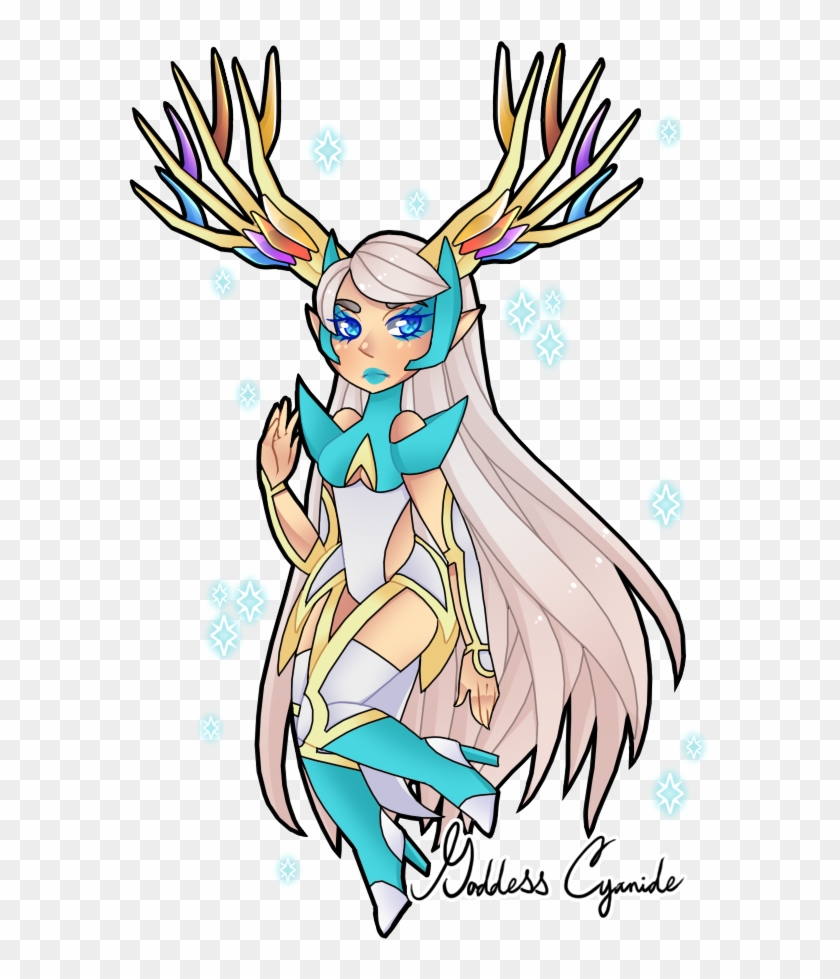The Shiny Event Xerneas Is So Beautiful I Had To Gijinka - Shiny Xerneas Art Clipart