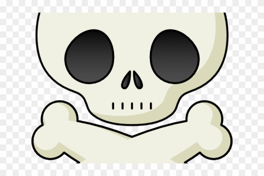 Skeleton Clipart Nose - Skull And Crossbones - Png Download