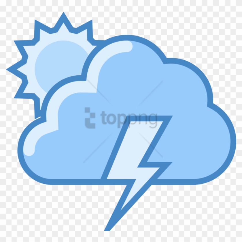 Free Png Stormy Weather Icon - Storm Icon Clipart