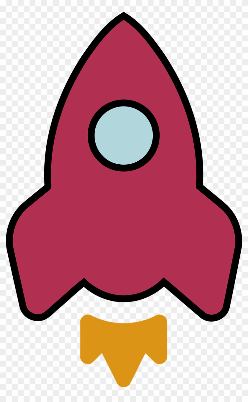 Cartoon Colour Icon Rocket Png Image - Rocket Favicon Clipart #2547583