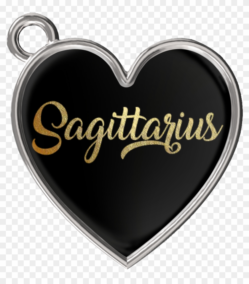 Sagittarius Zodiac Heart Charm Bracelet - Heart Clipart #2547812
