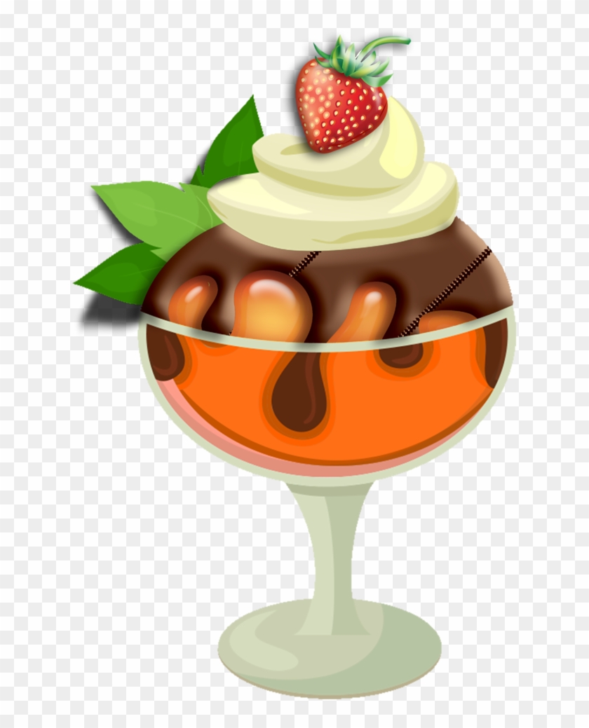 ○•‿✿⁀ice Cream‿✿⁀•○ - Dessin Coupe De Glace Rose Clipart #2547913