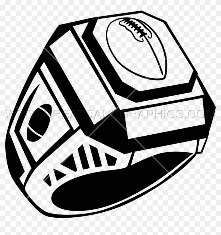 Championship Ring Vector - Drawing Of Championship Ring Clipart