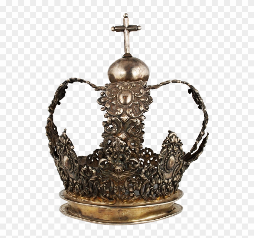 Antique Silver Crown Clipart #2548347