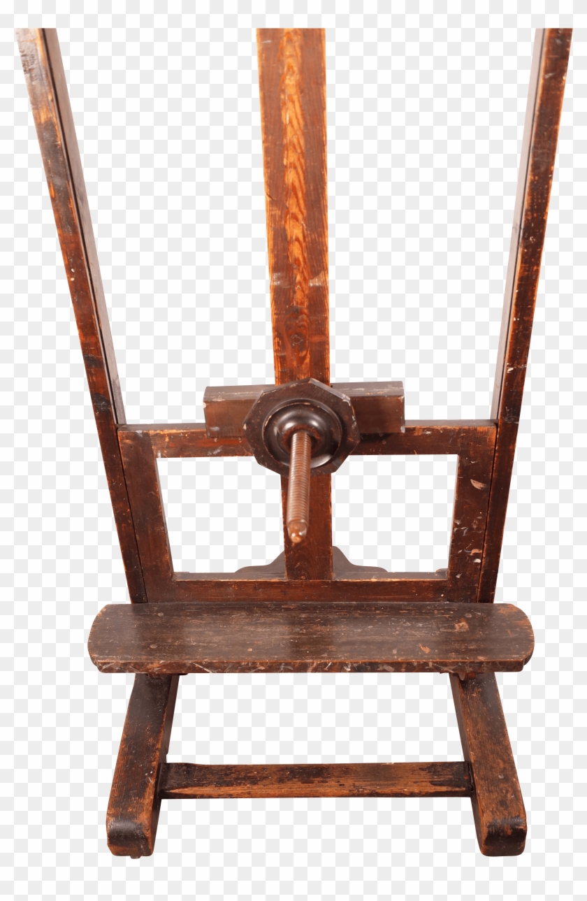 Substantial Artist Easel - Rocking Chair Clipart