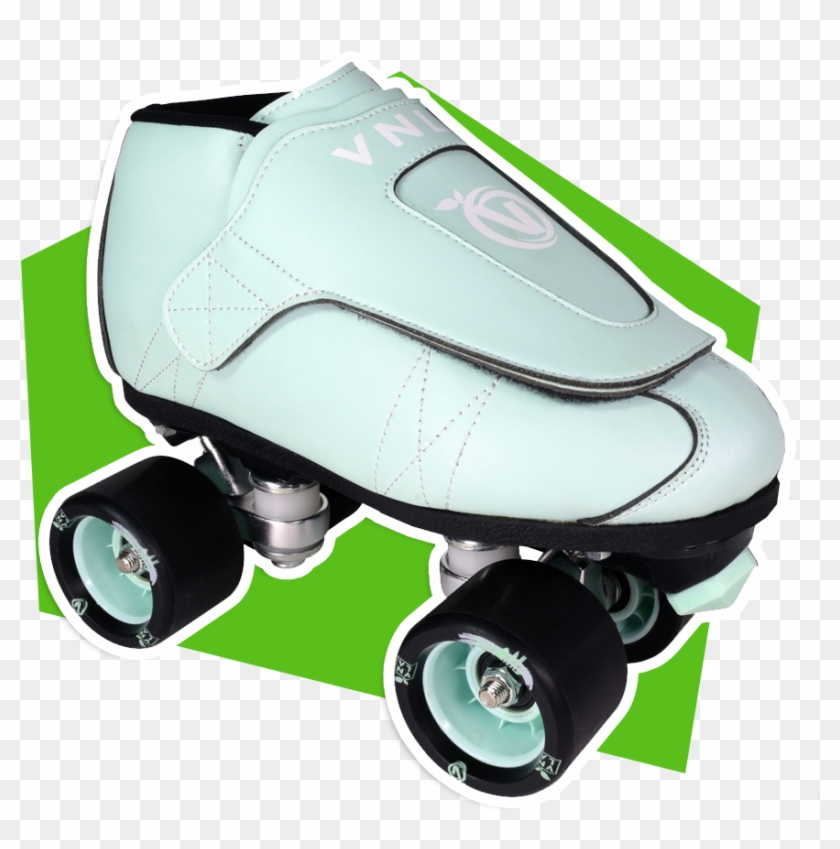 Roller Skates Clipart Two Kid - Mint Roller Skates Vanilla - Png Download