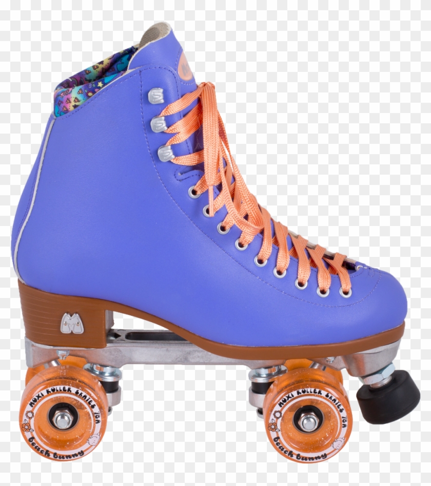 Riedell Beach Bunny Roller Skate Periwinkle Sunset - Moxi Beach Bunny Skates Clipart #2549218
