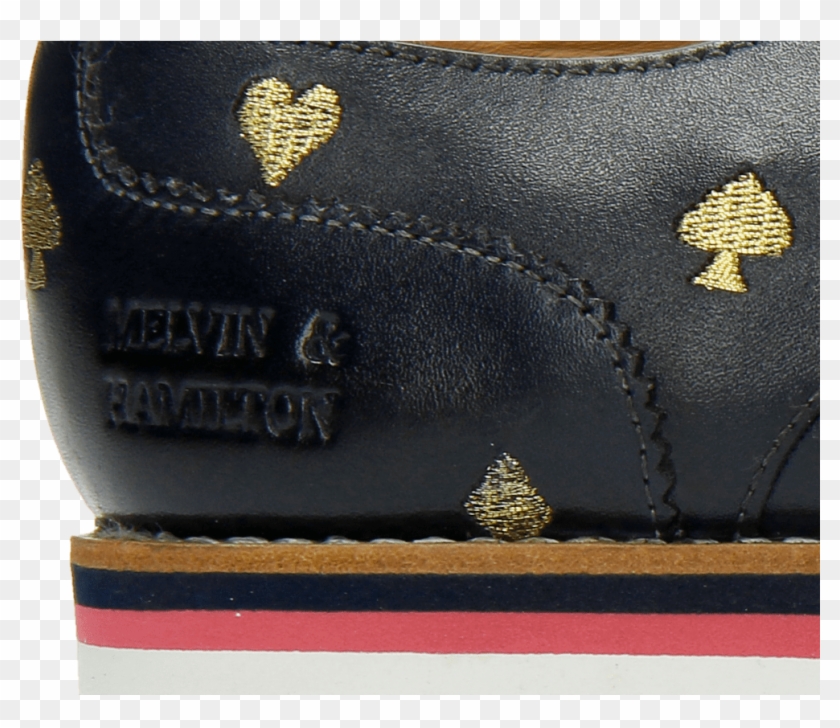 Derby Shoes Esther 10 Moroccan Blue Embrodery Poker - Wallet Clipart