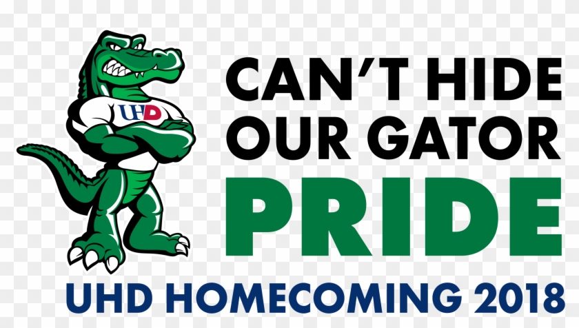 Homecoming University Of Houston Downtown Png Uhd Gator - Uhd Gator Clipart