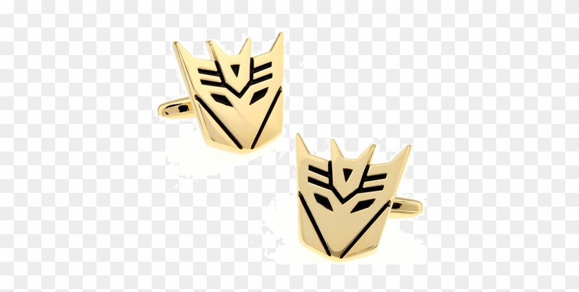 Decepticon Transformer Cufflinks In Brass - Decepticon Clipart #2549975