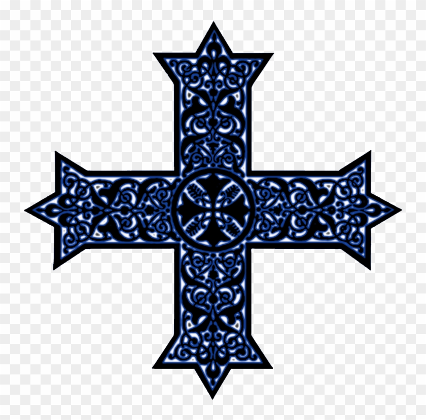 Coptic Crosses In Black, White And Color Combinations - Cross Clipart #2550599