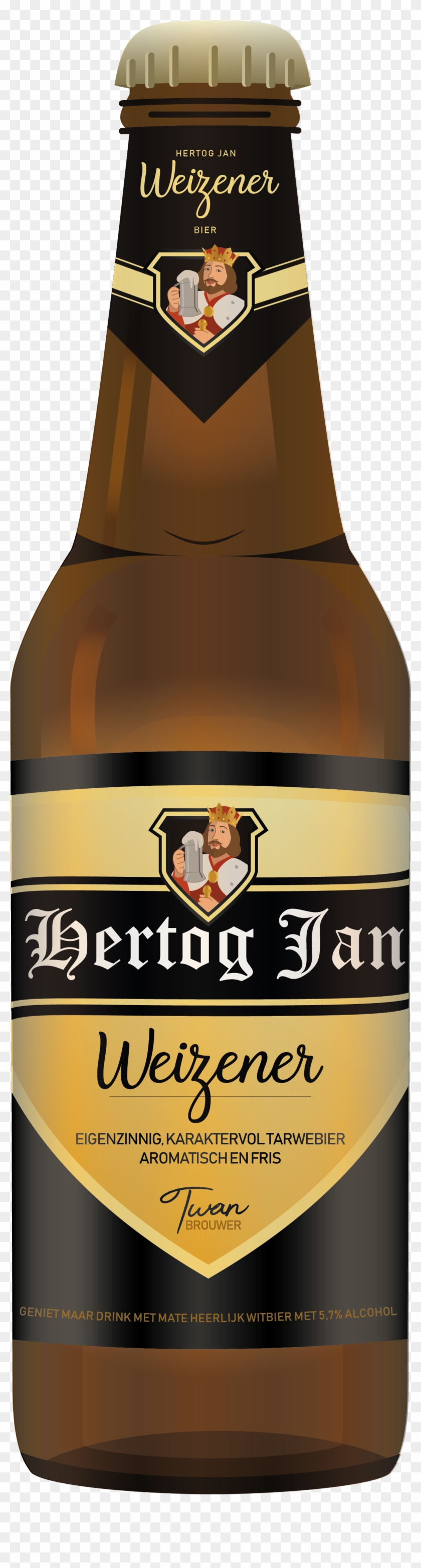 Hertog Jan Corona Beer, Beer Bottle - Wheat Beer Clipart