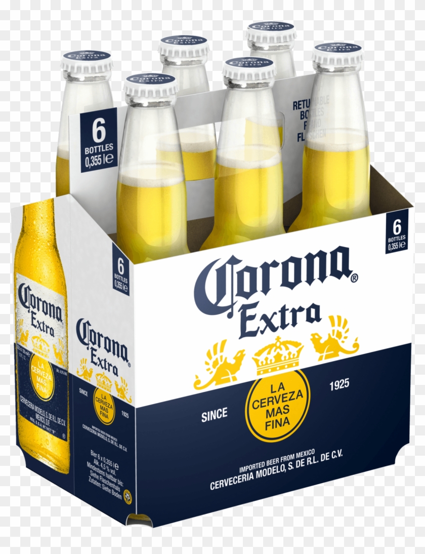 Corona Extra Bei Rewe Online Bestellen Png Cerveza - Corona Extra 6er Clipart