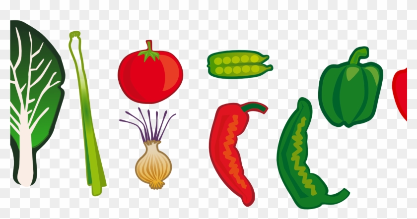 Border Transparent Vegetable - Vegetable Clip Art - Png Download