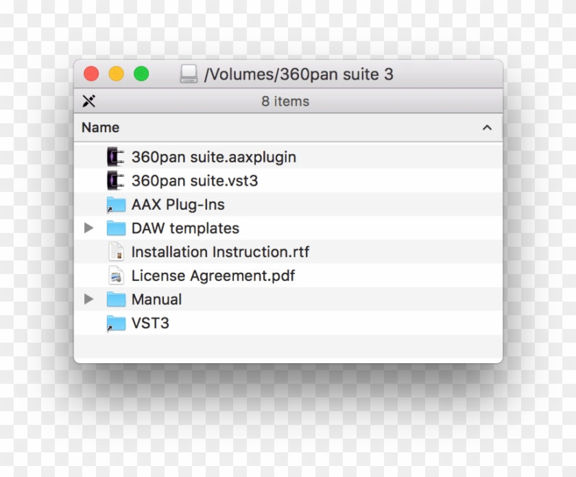 360pan Suite 3 Folder In Mac Finder - Qt Horizontal Chart Clipart #2551313