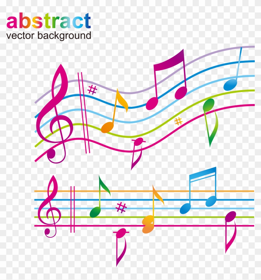 Color Vector Music Clipart