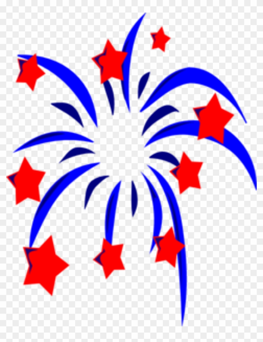 Fireworks Clip Gold - Fourth Of July Fireworks Icon - Png Download