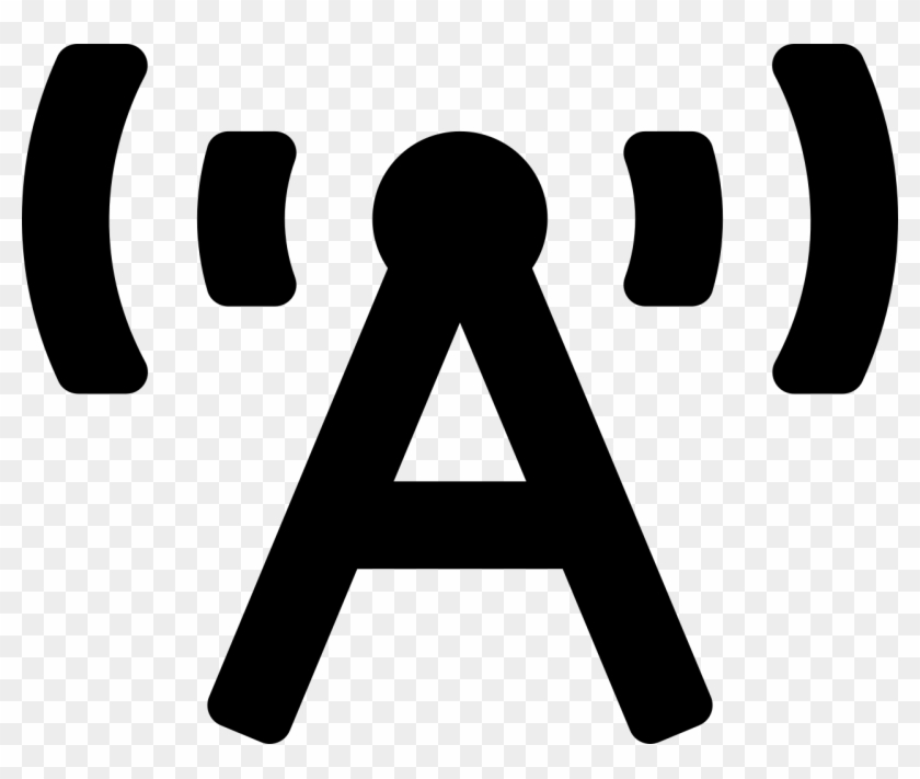 Font Awesome 5 Solid Broadcast-tower - Illustration Clipart #2551865