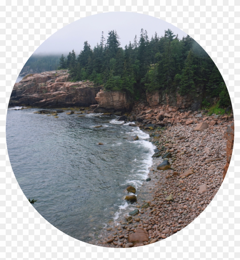 #circle #circulo #trees #arboles #rocks #piedras #sea - Bight Clipart