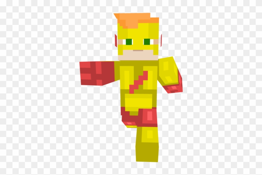 Kid Flash Minecraft Skin Clipart