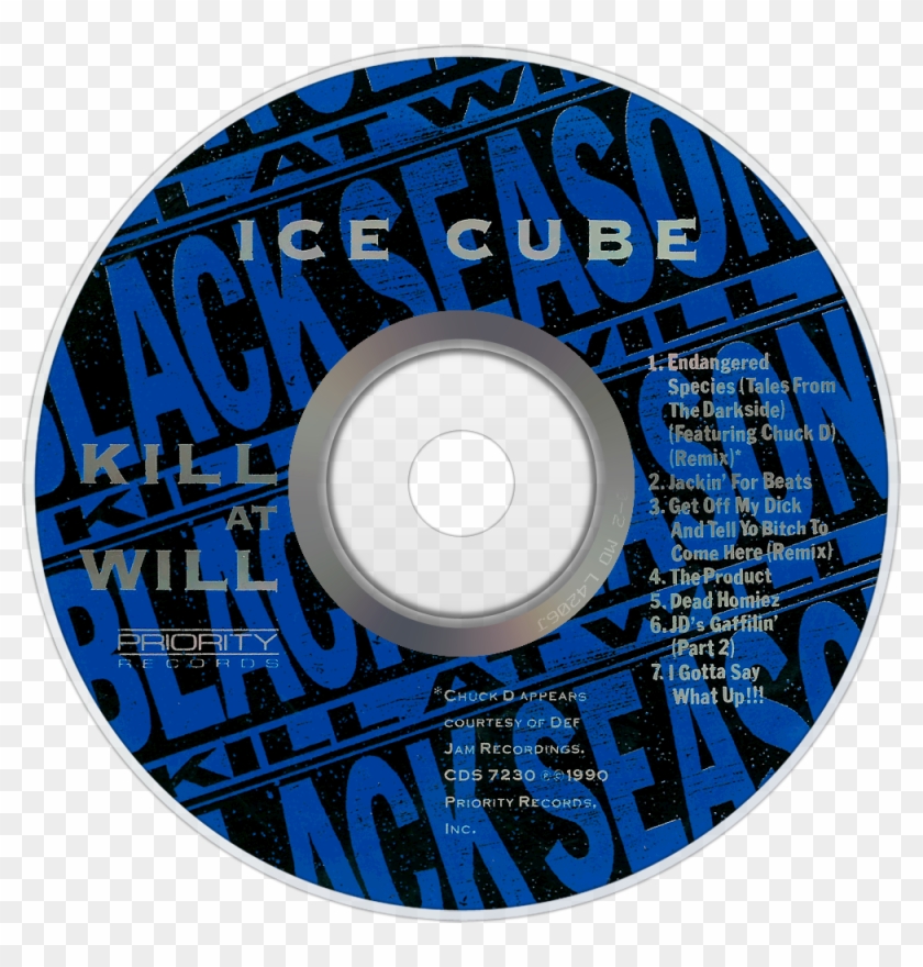 Ice Cube Kill At Will Cd Disc Image - Cd Clipart