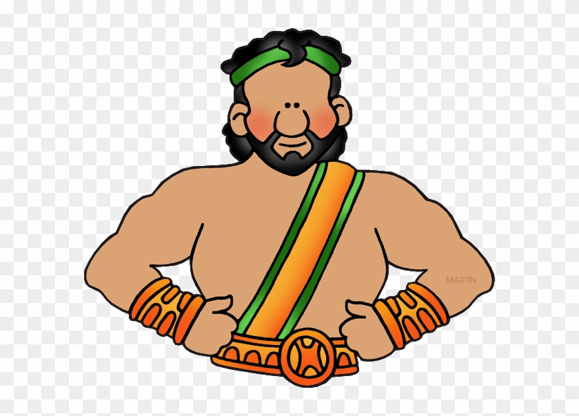 Ancient Greek And Roman Gods, Characters And Creatures - Hercules For Kids Clipart