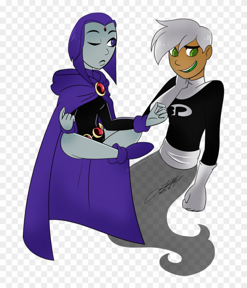 And Here's The Last Raven And Danny Picture I Found - Raven And Danny Phantom Fanfiction Clipart #2553796