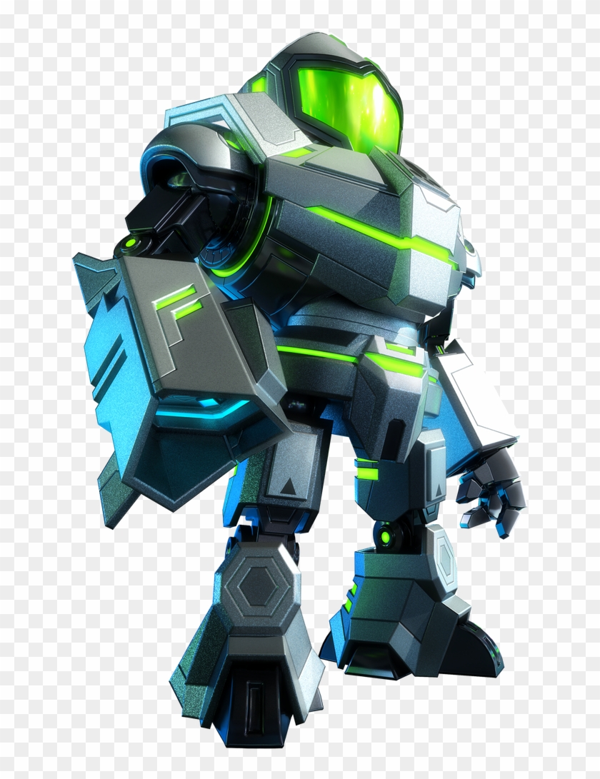 Metroid Prime Png - Metroid Prime Federation Force Green Clipart