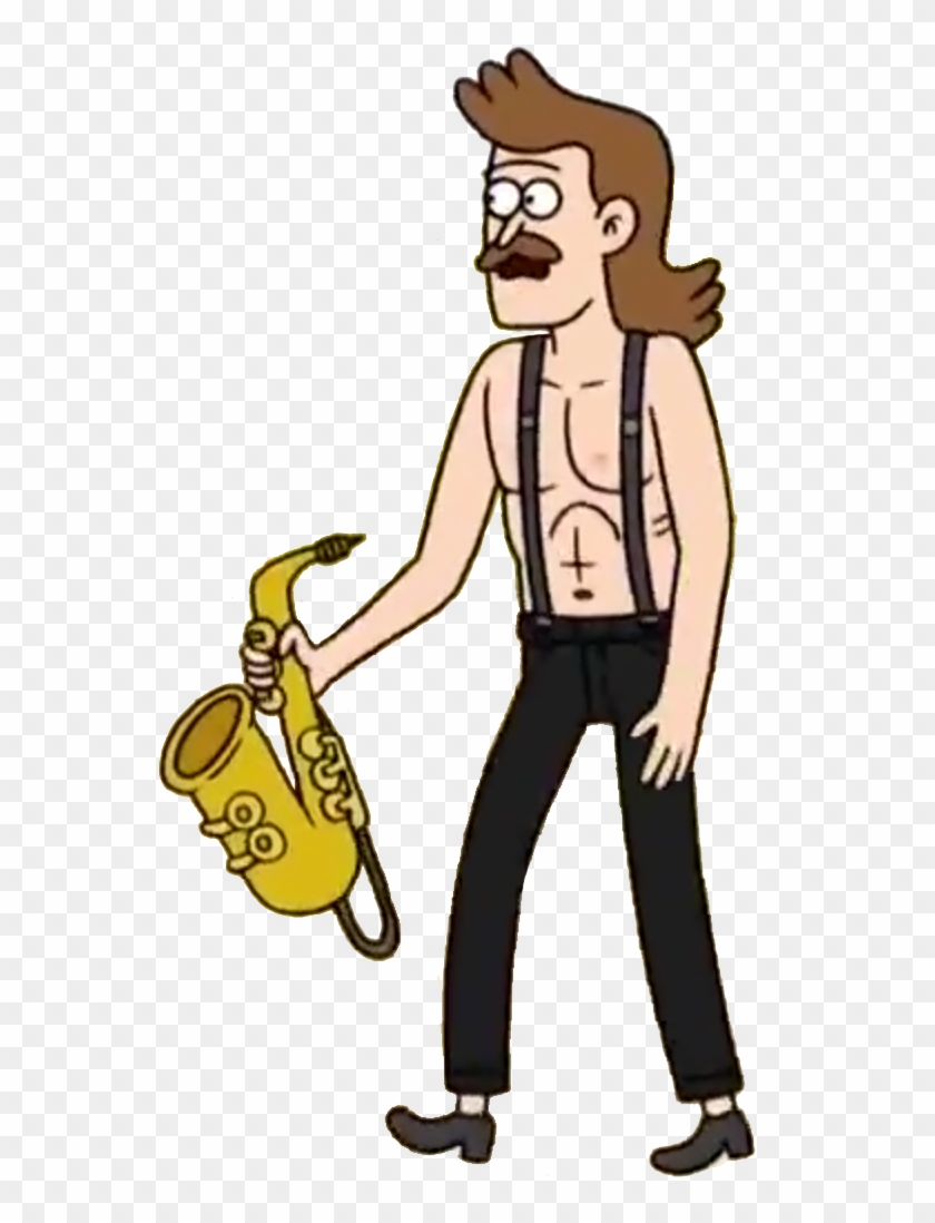 Sad Sax Guy Sax Guy, Regular Show, Fallout Vault, Drawing - Regular Show Mullet Guy Clipart #2554457