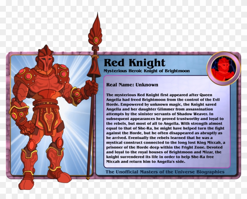 10 Redknight Bio Zps71b423ef - She Ra Who Is The Red Knight Clipart #2555239