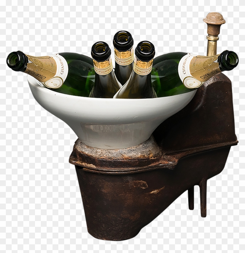 French Paris Champagne Bucket - Wine Rack Clipart #2555427