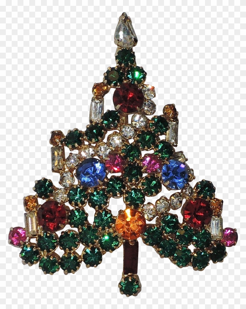 Labre Garland Christmas Tree Pin ~ Book Piece - Christmas Tree Clipart