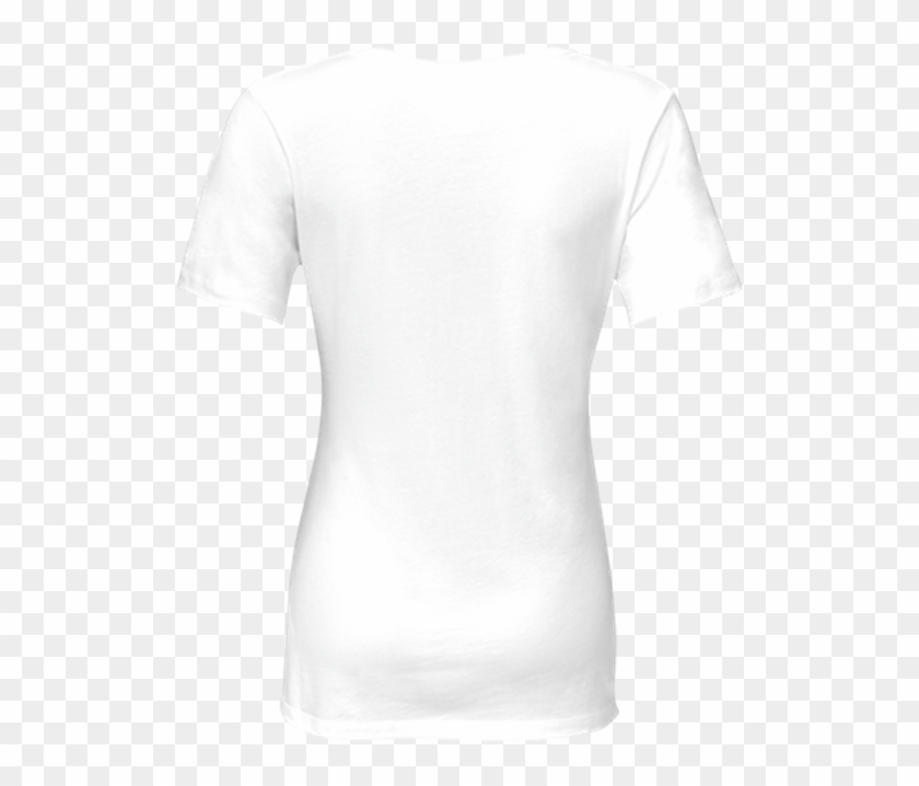 Custom Heat Pressed Junior V-neck Tee - Active Shirt Clipart #2556563