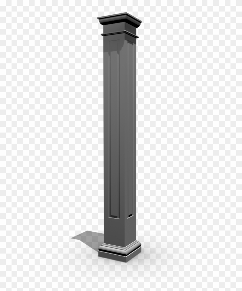 Square Column With Panels - Column Clipart