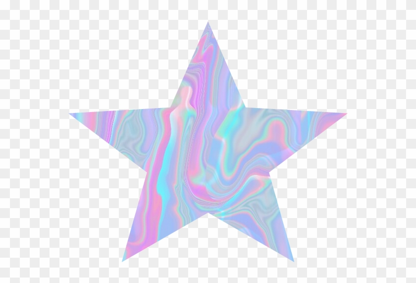 #holo #holographic #star #shape #background - Clip Art - Png Download