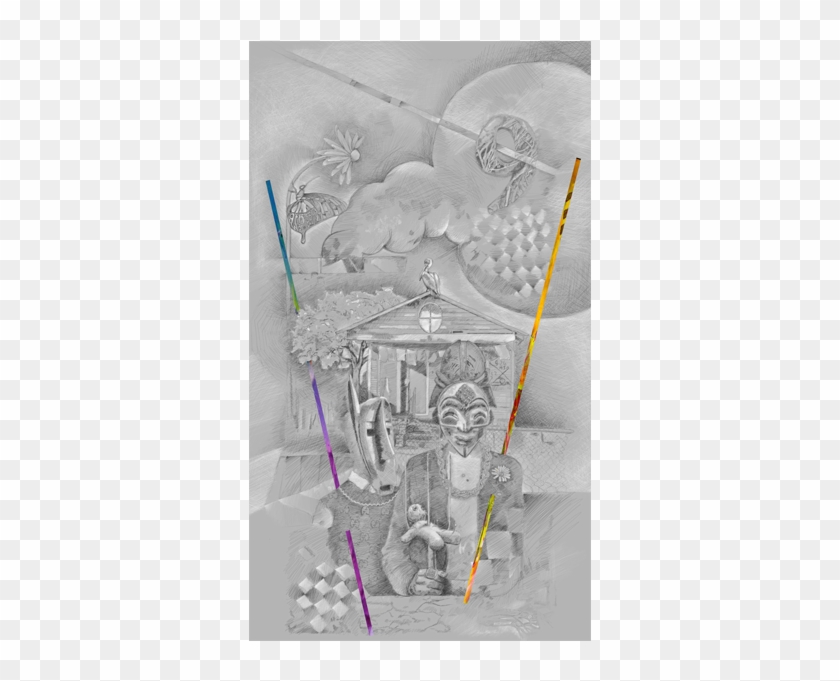 9th Ward Gothic Drawing Full - Visual Arts Clipart #2557020