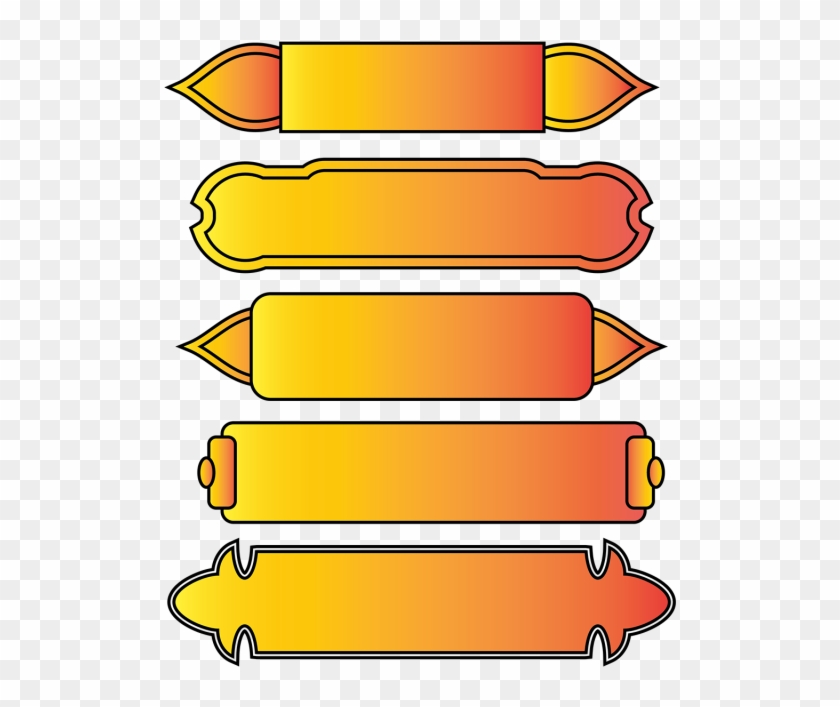 Vector Line Border Frames Clipart