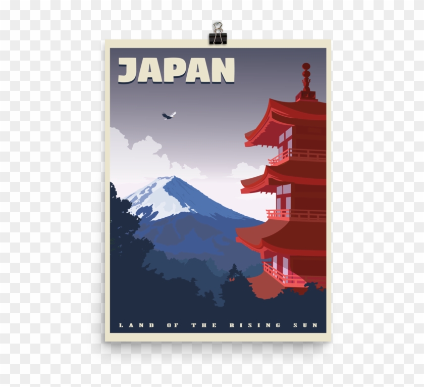 Land Of The Rising Sun - Poster Clipart #2557527