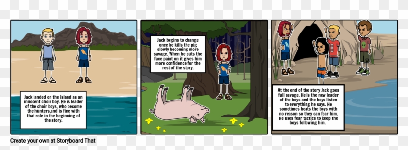 Lord Of The Flies - Cartoon Clipart #2557596