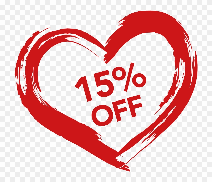 Heart Shape Paint Brush Clipart