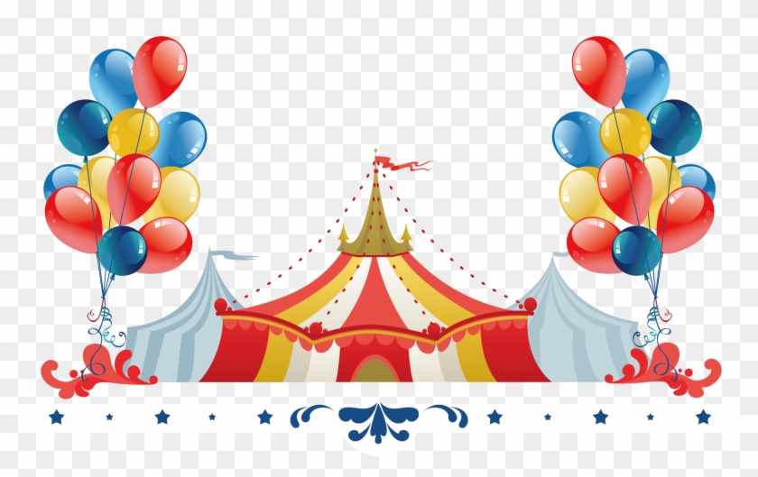 Circus Tent Backgrouns Clipart