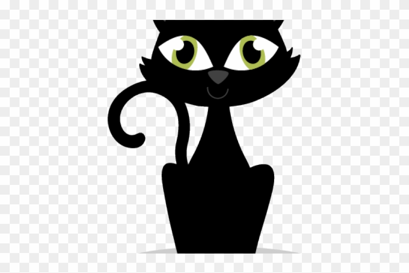 Black Cat Clipart Logo Black - Scalable Vector Graphics - Png Download