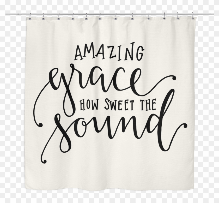 Amazing Grace Shower Curtain - Window Valance Clipart #2558381